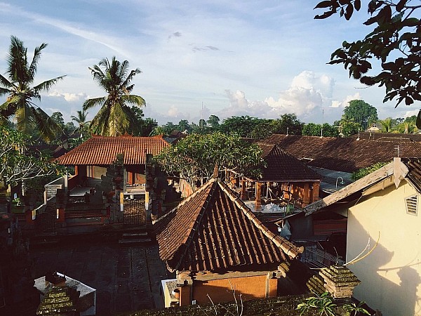 деревня в тропической местности